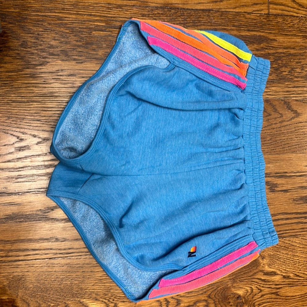 AVIATOR NATION WOMENS 5STRIPE JOGGER SHORTS